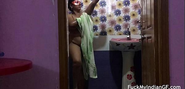  Indian Wife After Shower Drying Asking Her Man To Have Sex After After Periods